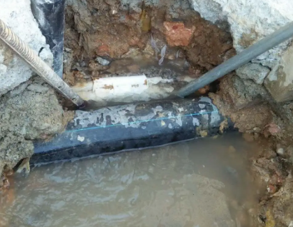 东昌府测漏水之水管漏水